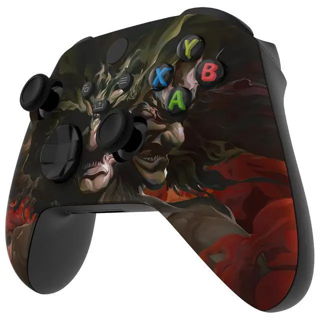 Alt view image 7 of 7 - Replacement Shell for Xbox Series X & S Controller - Unleash Your Style - Rage of Asura Custom Acessories Skin Front Housing Cover for Xbox Core Controller Wireless @