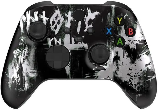 Main image of Replacement Shell for Xbox Series X & S Controller - Unleash Your Style - Darkness Falls Custom Acessories Skin Front Housing Cover @