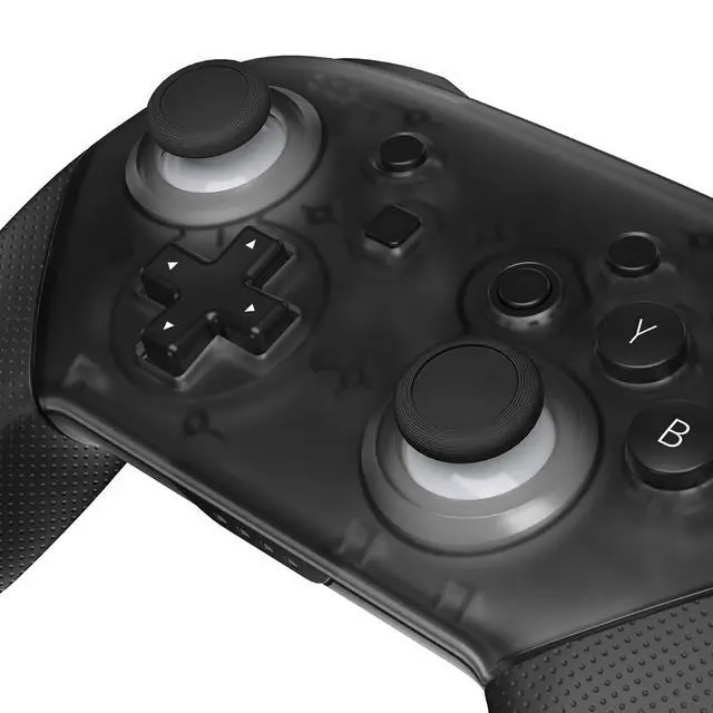 Alt view image 4 of 7 - Robot White & Black Replacement 3D Joystick Thumbsticks, Analog Thumb Sticks with Cross Screwdriver for Nintendo Switch Pro Controller @
