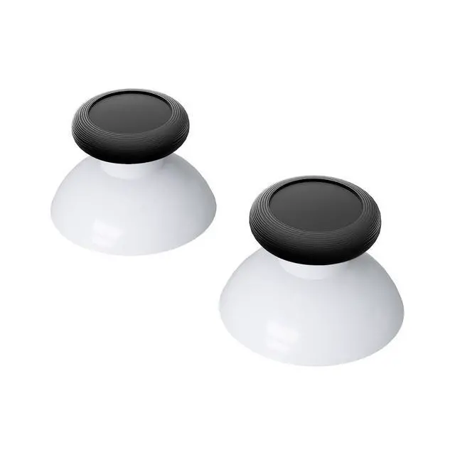 Alt view image 6 of 7 - Robot White & Black Replacement 3D Joystick Thumbsticks, Analog Thumb Sticks with Cross Screwdriver for Nintendo Switch Pro Controller @