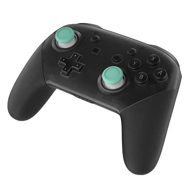 Alt view image 4 of 7 - Mint Green & White Dual-color Replacement 3D Joystick Thumbsticks, Analog Thumb Sticks with Cross Screwdriver for Nintendo Switch Pro Controller @