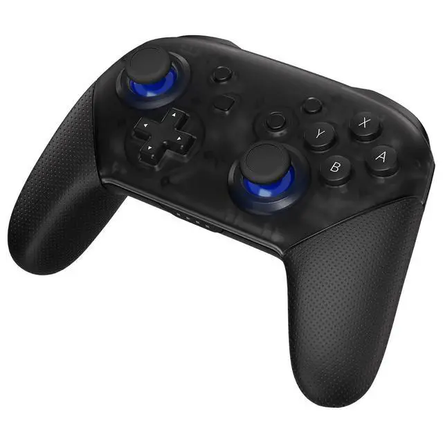 Alt view image 4 of 7 - Blue & Black Replacement 3D Joystick Thumbsticks, Analog Thumb Sticks with Cross Screwdriver for Nintendo Switch Pro Controller @