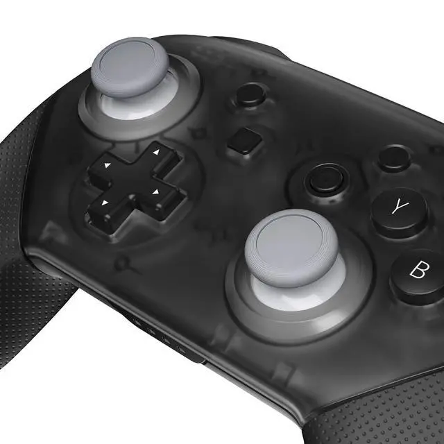 Alt view image 3 of 7 - Robot White & New Hope Gray Replacement 3D Joystick Thumbsticks, Analog Thumb Sticks with Cross Screwdriver for Nintendo Switch Pro Controller @