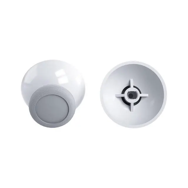 Alt view image 6 of 7 - Robot White & New Hope Gray Replacement 3D Joystick Thumbsticks, Analog Thumb Sticks with Cross Screwdriver for Nintendo Switch Pro Controller @