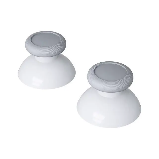 Alt view image 7 of 7 - Robot White & New Hope Gray Replacement 3D Joystick Thumbsticks, Analog Thumb Sticks with Cross Screwdriver for Nintendo Switch Pro Controller @