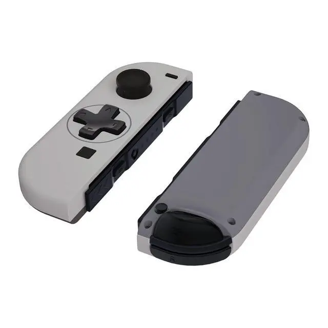 Alt view image 5 of 7 - SFC SNES Classic EU Style Joycon Handheld Controller Housing (D-Pad Version) Colorful Buttons, Replacement Shell Case for Nintendo Switch & Switch OLED Joy-Con Console Without @