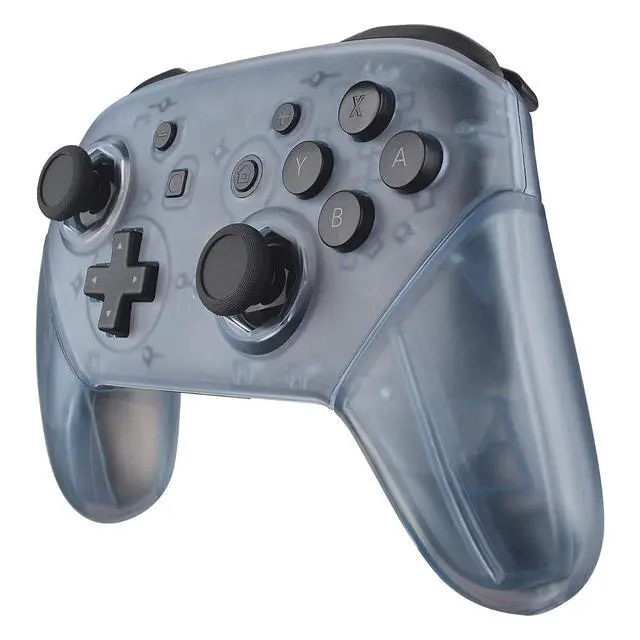 Alt view image 6 of 7 - Glacier Blue Octagonal Gated Sticks Faceplate Backplate Handles Cover, DIY Replacement Grip Housing Shell for Nintendo Switch Pro Controller- Controller NOT Included @