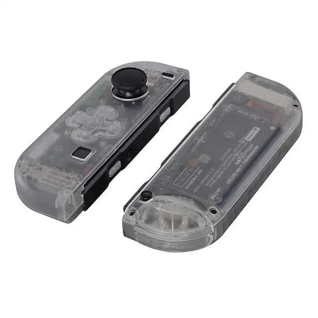 Alt view image 3 of 7 - Transparent Clear Joycon Handheld Controller Housing (D-Pad Version) w/Full Set Buttons, DIY Replacement Shell Case for Nintendo Switch & Switch OLED Joy-Con Console Shell NOT Included @