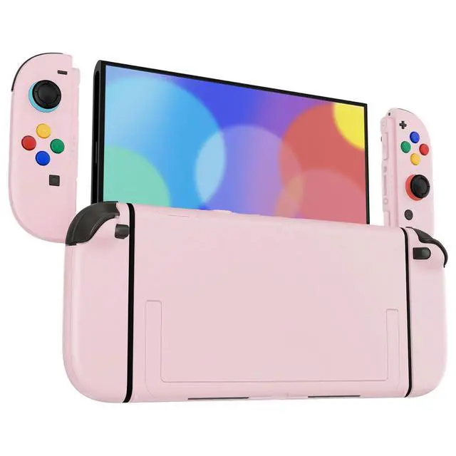 Alt view image 5 of 7 - DIY Replacement Shell Buttons for Nintendo Switch 2, Full Set Rear Back Plate Controller Housing with Button for Switch 2 Console & Joycon 2 - Deluxe Version - Cherry Blossoms Pink @