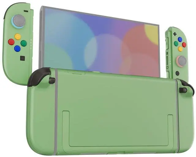 Main image of DIY Replacement Shell Buttons for Nintendo Switch 2, Custom Full Set Rear Back Plate Controller Housing with Button for Switch 2 Handheld Console & Joycon 2 - Deluxe Version - Matcha Green @