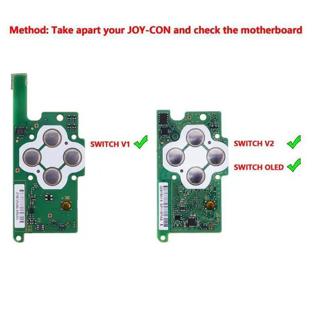 Alt view image 2 of 7 - LED Mod Kit for Nintendo Switch & Switch OLED Joycon 7 Colors 9 Modes DFS Light Up Buttons Set with ABXY, Trigger, Face Buttons Joycon Controller NOT Included @