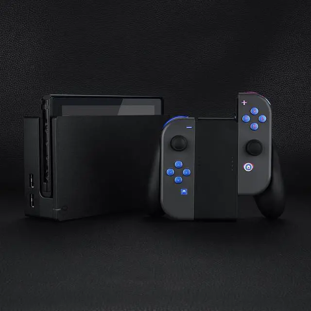Alt view image 6 of 7 - 7 Colors 9 Modes LED Kit for Nintendo Switch & Switch OLED Joycon - DIY Multi-Color Chameleon Purple Blue ABXY Buttons & Trigger Buttons - Joycon Not Included @