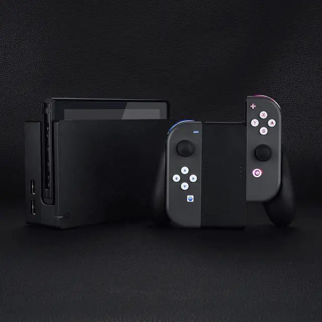 Alt view image 6 of 7 - 7 Colors 9 Modes NS Joycon DFS LED Kit, Multi-Colors Luminated White Classical Symbols ABXY Trigger Face Buttons for Nintendo Switch & Switch OLED Model Joycon - Joycon NOT Included @