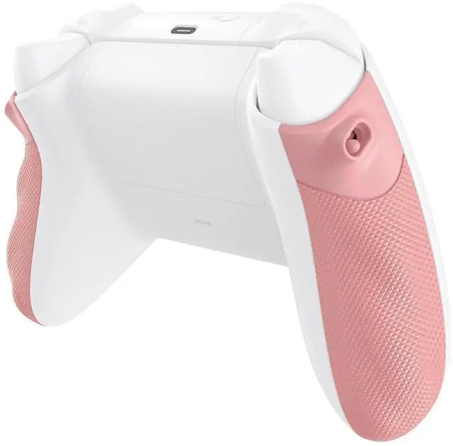 Main image of Flexor Rubberized Side Rails Grips Trigger Stop Kit for Xbox Series X/S Controller, Anti-Slip Ergonomic Trigger Stopper Handle Grips for Xbox Core Controller Pale Red @