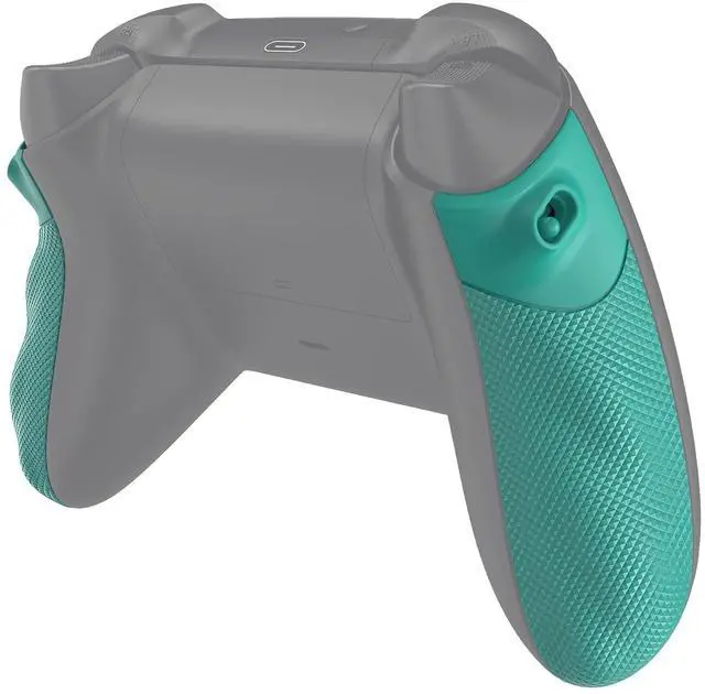 Main image of Flexor Rubberized Side Rails Grips Trigger Stop Kit for Xbox Series X/S Controller, Anti-Slip Ergonomic Trigger Stopper Handle Grips for Xbox Core Controller Teal Green @