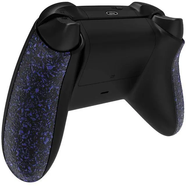 Alt view image 5 of 7 - Grip Cover for Xbox Series X & S, Textured Purple Non-Slip Back Panels Accessories, Replacement Side Rails Shell for Xbox Wireless Controller - Controller Not Included @