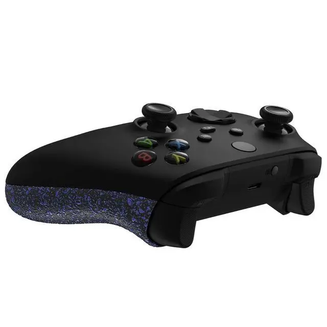 Alt view image 7 of 7 - Grip Cover for Xbox Series X & S, Textured Purple Non-Slip Back Panels Accessories, Replacement Side Rails Shell for Xbox Wireless Controller - Controller Not Included @
