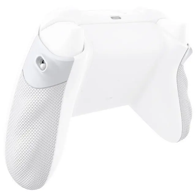 Alt view image 7 of 7 - Flexor Rubberized Side Rails Grips Trigger Stop Kit for Xbox Series X/S Controller, Anti-Slip Ergonomic Trigger Stopper Handle Grips for Xbox Core Controller Frosted White @