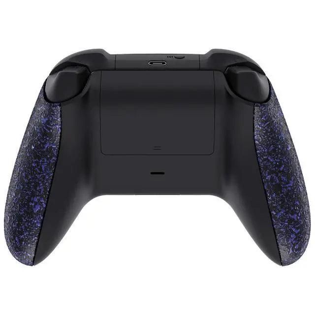 Alt view image 4 of 7 - Grip Cover for Xbox Series X & S, Textured Purple Non-Slip Back Panels Accessories, Replacement Side Rails Shell for Xbox Wireless Controller - Controller Not Included @
