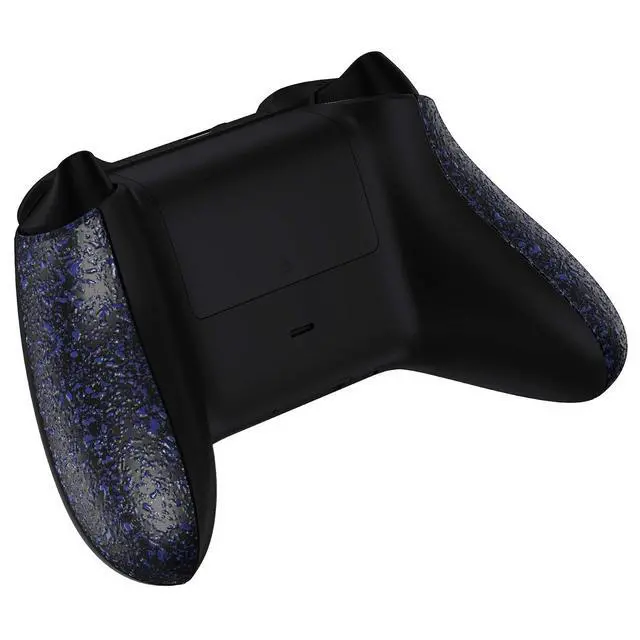 Alt view image 6 of 7 - Grip Cover for Xbox Series X & S, Textured Purple Non-Slip Back Panels Accessories, Replacement Side Rails Shell for Xbox Wireless Controller - Controller Not Included @