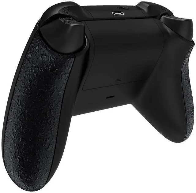 Alt view image 4 of 7 - Grip Cover for Xbox Series X & S Controller, Textured Black Non-Slip Back Panels Accessories, Replacement Side Rails Shell for Xbox Wireless Controller @