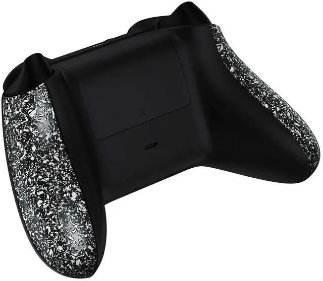 Alt view image 6 of 7 - Grip Cover for Xbox Series X & S, Textured White Non-Slip Back Panels Accessories, Replacement Side Rails Shell for Xbox Wireless Controller - Controller Not Included @