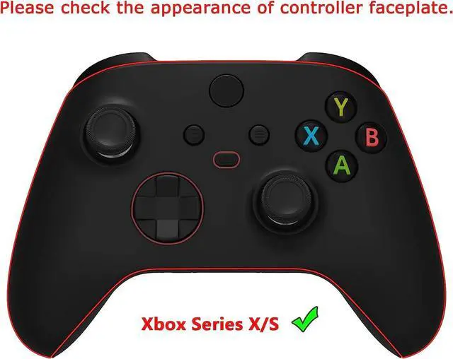 Alt view image 2 of 7 - Replacement Faceplate for Xbox Series X & S Controller - Personalize Your Control - Gradient Translucent Bluebell Front Housing Shell for Xbox Wireless Controller @