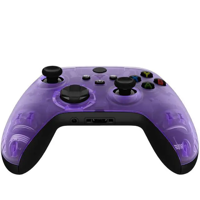 Alt view image 7 of 7 - Replacement Faceplate for Xbox Series X & S Controller - Personalize Your Control - Clear Atomic Purple Front Housing Shell for Xbox Core Wireless Controller @