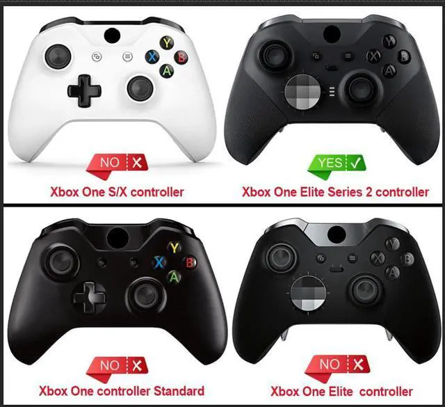 Alt view image 2 of 7 - Origin of Chaos Faceplate Cover, Soft Touch Front Housing Shell Case Replacement Kit for Xbox One Elite Series 2, Xbox Elite 2 Core Controller Model 1797 - Thumbstick Accent Rings Included @