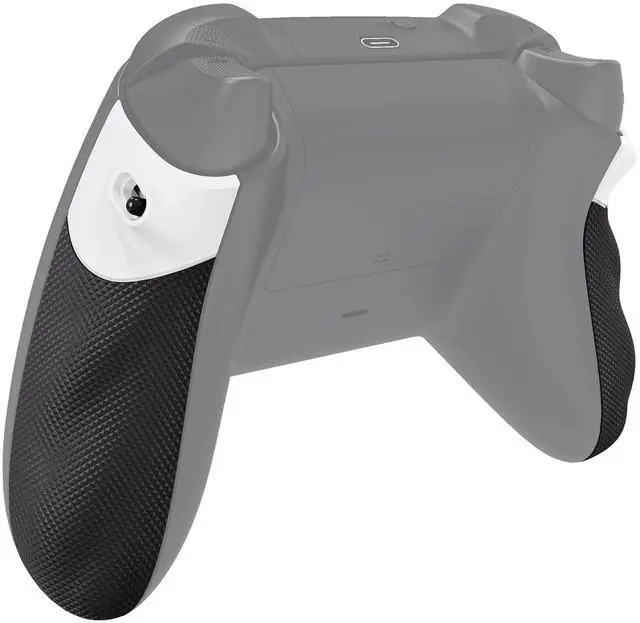 Main image of Flexor Rubberized Side Rails Grips Trigger Stop Kit for Xbox Series X/S Controller, Anti-Slip Ergonomic Trigger Stopper Handle Grips for Xbox Core Controller Diamond Textured White @
