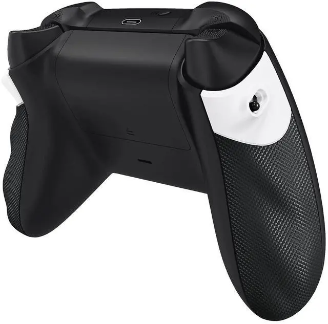 Alt view image 7 of 7 - Flexor Rubberized Side Rails Grips Trigger Stop Kit for Xbox Series X/S Controller, Anti-Slip Ergonomic Trigger Stopper Handle Grips for Xbox Core Controller Diamond Textured White @