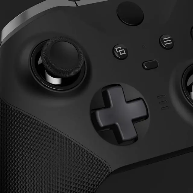 Alt view image 5 of 7 - 2 pcs Metalic Black Magnetic Stainless Steel D-Pads, for Xbox Elite 1/2 Controller, Replacement Parts Directional Pad Button Kits for Xbox One Elite & Xbox One Elite Series 2 Controller @