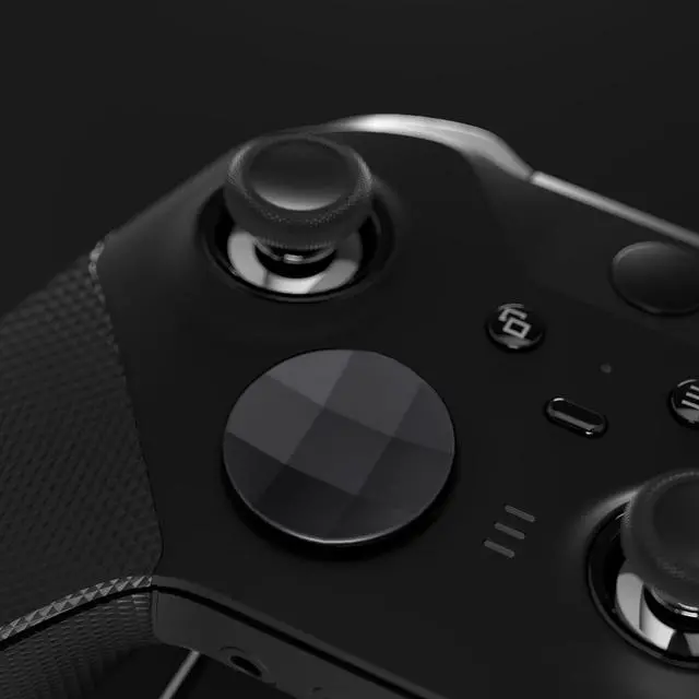 Alt view image 6 of 7 - 2 pcs Metalic Black Magnetic Stainless Steel D-Pads, for Xbox Elite 1/2 Controller, Replacement Parts Directional Pad Button Kits for Xbox One Elite & Xbox One Elite Series 2 Controller @