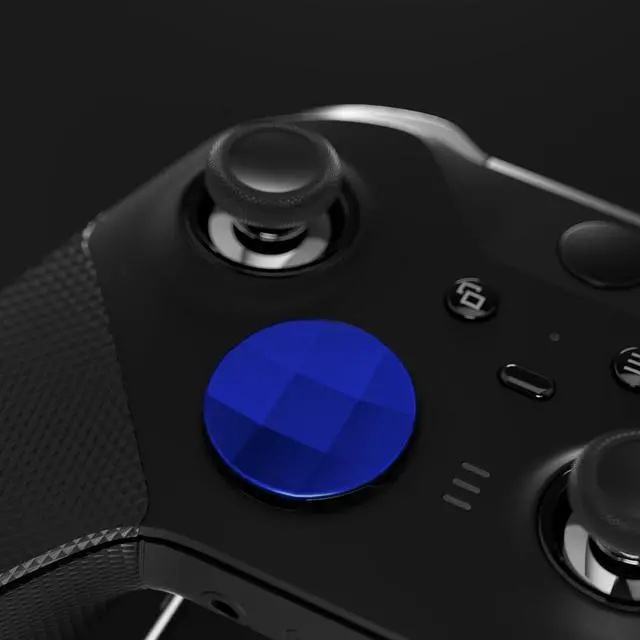 Alt view image 5 of 7 - 6 in 1 Metallic Blue Magnetic Stainless Steel D-pads Replacement Back Paddles for Xbox Elite V1/V2 Controller Direction Keys Back Buttons for Xbox Elite & Elite Series 2 Controller @