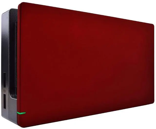 Main image of Red Custom Faceplate for Nintendo Switch Charging Dock, Soft Touch Grip DIY Replacement Housing Shell for Nintendo Switch Dock @