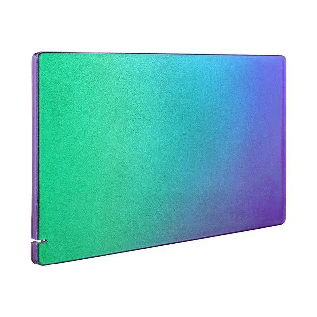 Alt view image 3 of 7 - Custom Chameleon Glossy Faceplate for Nintendo Switch Dock, Green Purple DIY Replacement Housing Shell for Nintendo Switch Dock - Dock NOT Included @