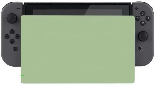 Alt view image 4 of 7 - Matcha Green Custom Faceplate for Nintendo Switch Charging Dock, DIY Replacement Housing Shell for Nintendo Switch Dock @