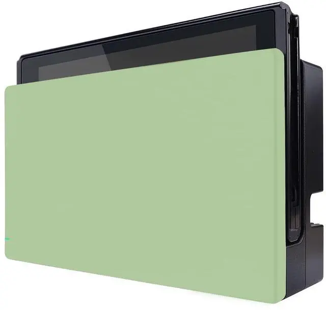 Alt view image 6 of 7 - Matcha Green Custom Faceplate for Nintendo Switch Charging Dock, DIY Replacement Housing Shell for Nintendo Switch Dock @