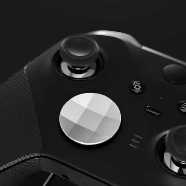 Alt view image 5 of 7 - 6 in 1 Metallic Silver Magnetic Stainless Steel D-Pads Replacement Back Paddles for Xbox Elite V1/V2 Controller, Direction Keys Back Buttons for Xbox Elite & Elite Series 2 Controller @