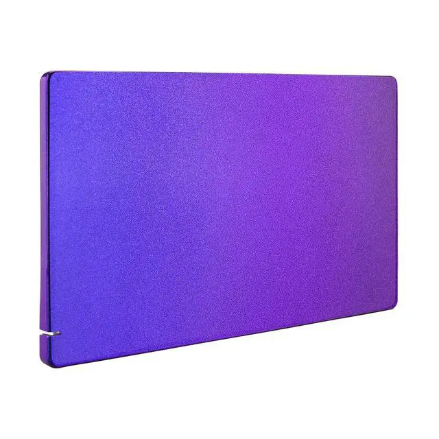 Alt view image 3 of 7 - Custom Chameleon Glossy Faceplate for Nintendo Switch Dock, Purple Blue DIY Replacement Housing Shell for Nintendo Switch Dock - Dock NOT Included @