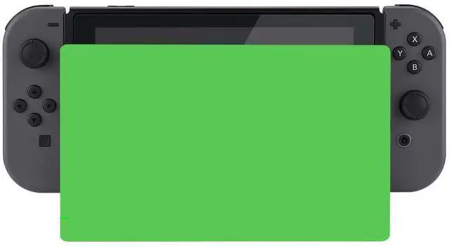 Alt view image 4 of 7 - Green Custom Faceplate for Nintendo Switch Charging Dock, Soft Touch Grip DIY Replacement Housing Shell for Nintendo Switch Dock @