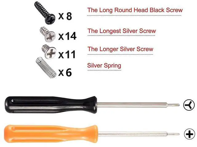 Alt view image 6 of 7 - Transparent Clear D-pad ABXY Keys SR SL L R ZR ZL Trigger Buttons Springs, Replacement Full Set Buttons Fix Kits for Nintendo Switch & OLED Joycon (D-pad ONLY Fits for Joycon D-pad Shell) @