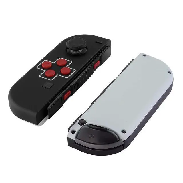 Alt view image 4 of 7 - DIY Replacement Shell Buttons for Nintendo Switch & Switch OLED, Classics NES Style Soft Touch Housing with Full Set Button for Joycon Handheld Controller - Console Shell NOT Included @