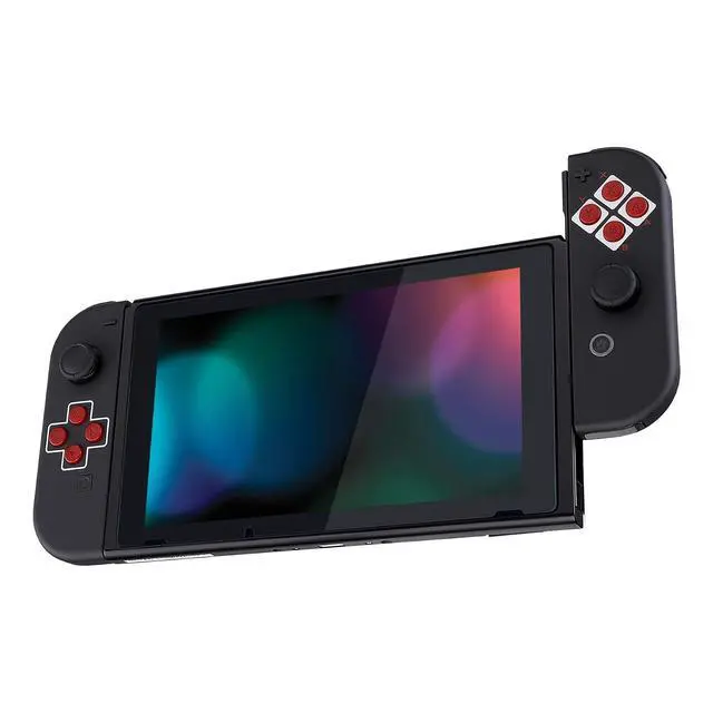 Alt view image 5 of 7 - DIY Replacement Shell Buttons for Nintendo Switch & Switch OLED, Classics NES Style Soft Touch Housing with Full Set Button for Joycon Handheld Controller - Console Shell NOT Included @