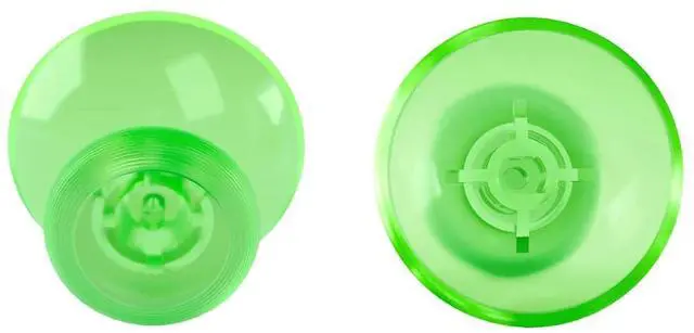 Alt view image 7 of 7 - Clear Light Green Replacement 3D Joystick Thumbsticks, Analog Thumb Sticks with Cross Screwdriver for Nintendo Switch Pro Controller - Controller Without @