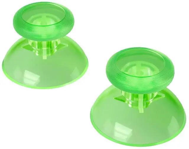 Alt view image 6 of 7 - Clear Light Green Replacement 3D Joystick Thumbsticks, Analog Thumb Sticks with Cross Screwdriver for Nintendo Switch Pro Controller - Controller Without @