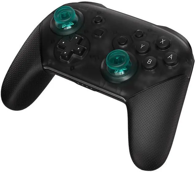 Alt view image 4 of 7 - Emerald Green Replacement 3D Joystick Thumbsticks, Analog Thumb Sticks with Cross Screwdriver for Nintendo Switch Pro Controller - Controller Without @