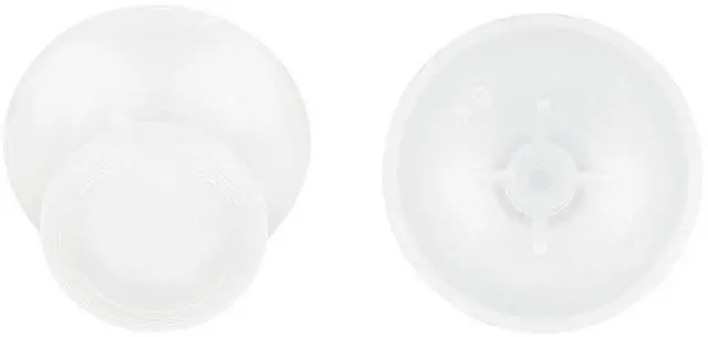 Alt view image 6 of 7 - Transparent Clear Replacement 3D Joystick Thumbsticks, Analog Thumb Sticks with Cross Screwdriver for Nintendo Switch Pro Controller @