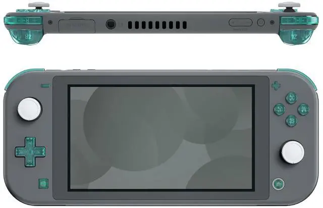 Main image of Emerald Green Replacement ABXY Home Capture Plus Minus Keys Dpad L R ZL ZR Trigger for Nintendo Switch Lite, Full Set Buttons Repair Kits with Tools for Nintendo Switch Lite @