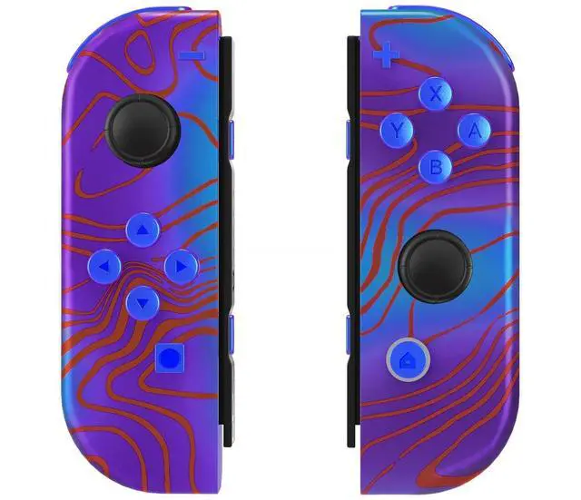 Alt view image 3 of 7 - DIY Replacement Shell Buttons for Nintendo Switch & Switch OLED, Damascuscamo Custom Housing Case with Full Set Button for Joycon Controller - Console Shell NOT Included @